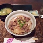 淡路夢泉景 - ランチ　淡路牛の牛丼