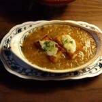 resutorambouyoutei - オニオングラタンスープ