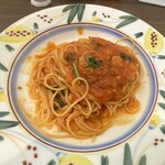 マーノ・マッジョ - アサリとルッコラのトマトソース