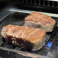 完全個室焼肉 GYU CHIBA - ヒレステーキ　この後ロッシーニへ