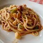 ル・シエル - 小柱と小松菜のトマトソース