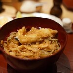 日本橋 蕎ノ字 - 穴子半分を