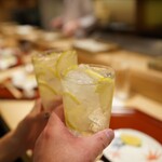 日本橋 蕎ノ字 - 静岡レモンの爽やかな香り