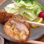 とんかつ武蔵 - 2013.10.18  エビ椎茸・リフト