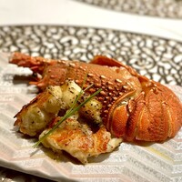 炭和食かなうS 特別室 - 三重県産伊勢海老　エシレバター炭火焼き