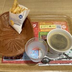 モスバーガー - フレンチフライポテトM＋ブレンドコーヒー