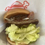 モスバーガー - 野菜の新鮮さが伝わります。食品サンプルでは、ありませんよ。