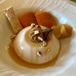 レストランテ 風 - デザート　栗のブラマンジュ