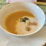レストランテ 風 - パンプキンスープ