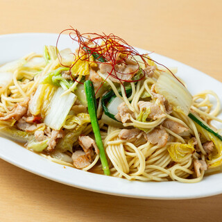 An arrangement of Nara prefecture's soul food! "Stamina grilled Ramen"