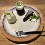 古民家カフェ くいな - デザート3種盛り