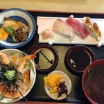 Fukuzushi - ミニ丼セット　海鮮丼