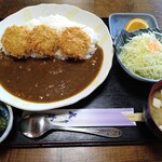 とんかつ専門店 かつ一 - ひとくちヒレかつの豚スジカツカレー