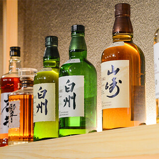 You can also use the bar. We are proud of our reasonably priced Japanese whiskey!