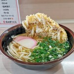 寝太郎うどん - 料理写真:■ わらじうどん ごぼう天
