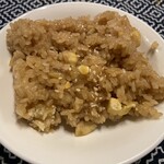 吉野屋 - 小皿に分けた栗おこわ