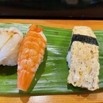 Sushi Sen - 玉は舌触りも良く食べやすい