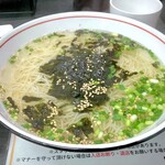 食道 山田商店 - モーニング 韓国風にゅうめん ライス付の韓国風にゅうめん