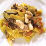 リストランテ ヴァレンティーノ - (09/9夜)野うさぎとポルチーニ茸のタリアテッレ