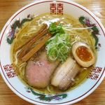 らーめん心繋 - 塩拉麺のアップ