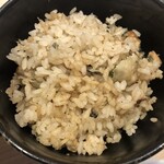 麺屋一燈 - 牡蛎の炊きこみごはん