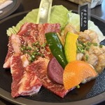 Yakiniku Chuubou Wakimoto - ■牛満足セット¥3,580