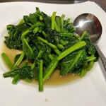 華香苑 - 青菜炒め。