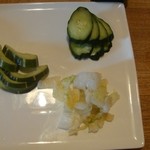 五大力 - 漬物盛り合わせ