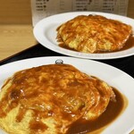 一楽 - デミオムライス 大盛り
