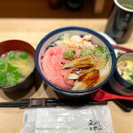 寿司 魚がし日本一 - 日替わり丼 一式 2023.11.20