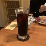 炭火焙煎珈琲・凛 - アイスコーヒー。