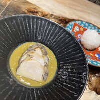 北海道炉端焼き 篝 - 鮑の肝チーズソース