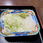 Asahi An - 薬味は、山葵、刻みねぎ、大根おろし。。。