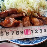 Matsuya Sushi - 厚さ13ミリのロース肉となる
                        現場で実際に使ってるスケールなので結構汚い❔(笑)
                        
                        まあ自分自身が食べるので無問題❔w