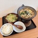 まんぷく亭 - もつ鍋定食(\1,100)