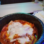 韓国料理 扶餘 - チーズが熱々