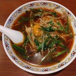 桜木屋 - ニラそば：８７０円（税込）【２０２３年１１月撮影】