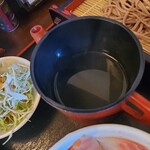 駒沢 そば蔵 - そば湯