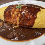 66DINING 六本木六丁目食堂 - ランチのオムライス　大きい