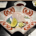 天ぷら たなか - クエのお刺身