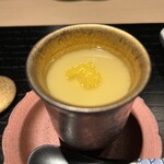 天ぷら たなか - 白子の茶碗蒸し