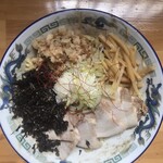 自家製麺 佐藤 - 煮干し背脂まぜそば✨