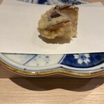 天ぷら たなか - しいたけとエビのすり身