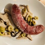 400℃ PIZZA - 【写真④】特製サルシッチャ(岡山の猪)