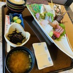 磯膳よしえい - お刺身御膳全貌