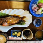 磯膳よしえい - 地魚御膳（キンメなかったのでかさごとお刺身）