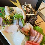 磯膳よしえい - お刺身御膳上のお刺身