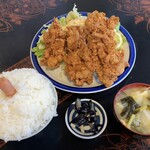 文福飯店 - からあげ定食¥1,500-