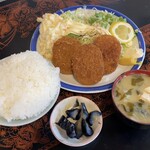 文福飯店 - コロッケ定食