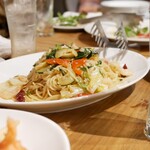 PACE - ◉枝海老と2色のズッキーニのペペロンチーノ